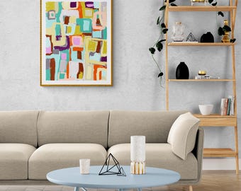 Printable Abstract Art Print: Modern Wall Decor (Digital Download)