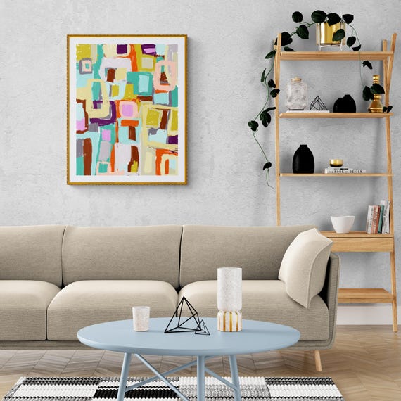 Printable Abstract Art Print: Modern Wall Decor (Digital Download)