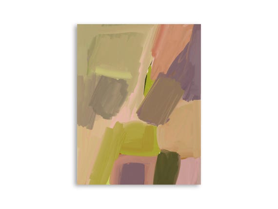 Printable abstract wall art, decorative printable abstract art print, printable abstract painting