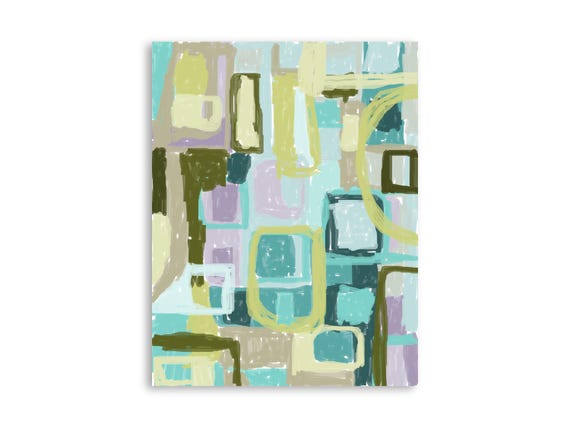 Printable abstract wall art, decorative printable abstract art print
