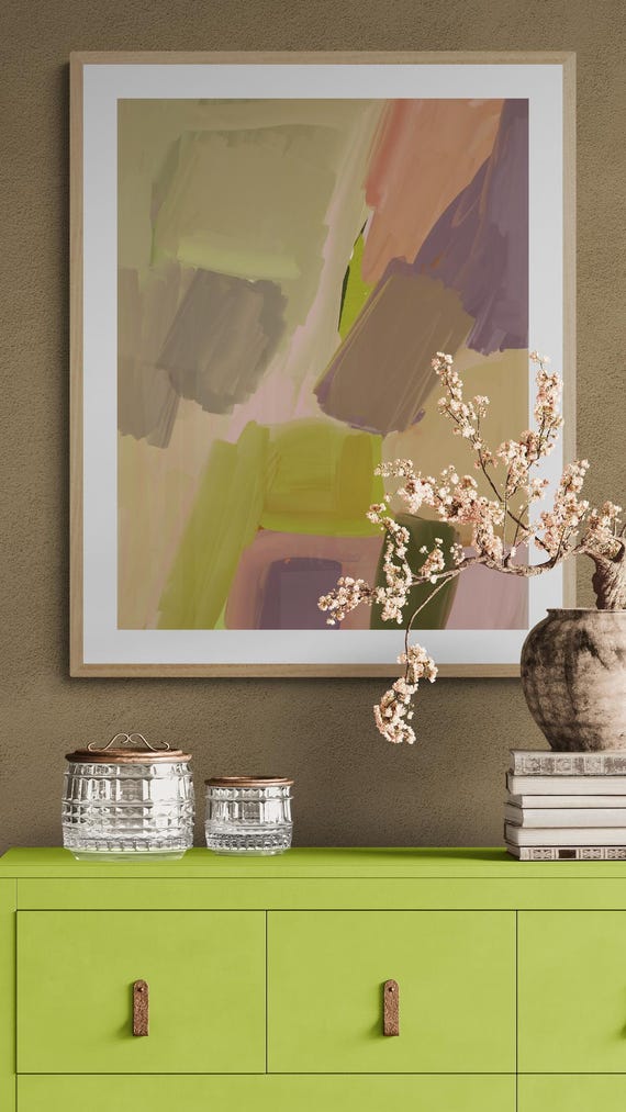 Printable Abstract Art Print: Modern Wall Decor (Digital Download