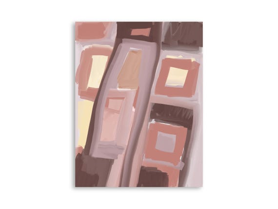 Printable abstract wall art, decorative printable abstract art print, printable abstract painting
