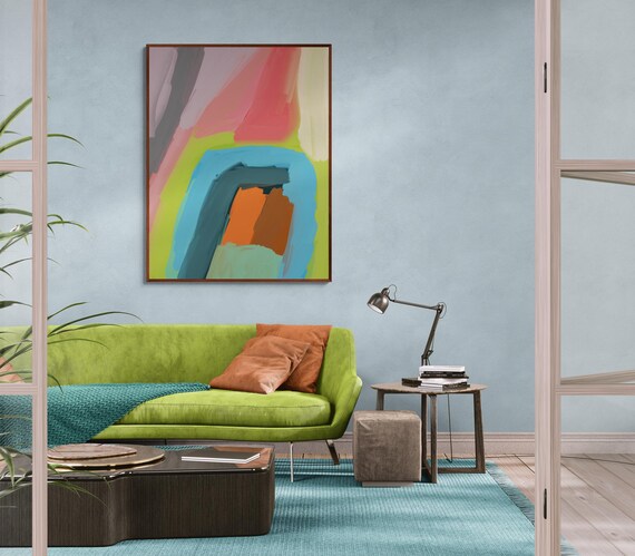 Printable Abstract Art Print: Modern Wall Decor (Digital Download)