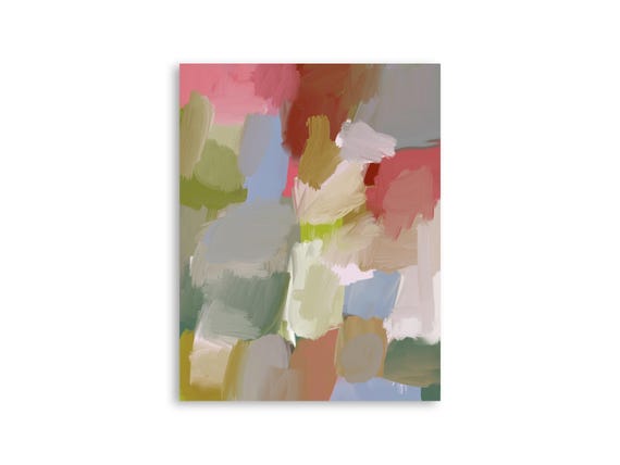Printable abstract wall art, decorative printable abstract art print, printable abstract painting
