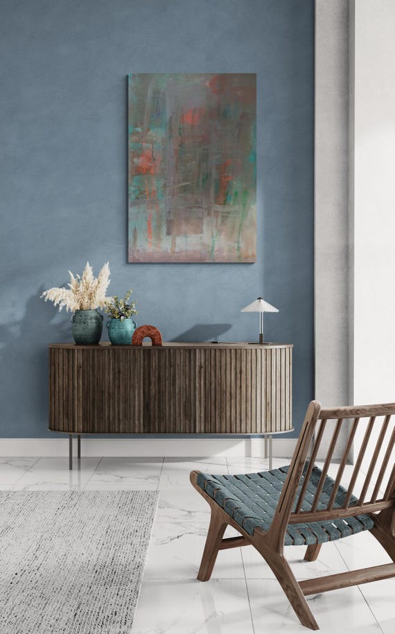 Printable Abstract Art Painting: Modern Wall Decor (Digital Download)