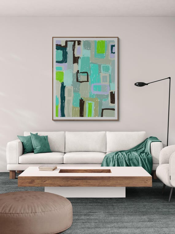 Printable Abstract Art: Modern Wall Decor (Digital Download)