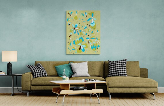 Printable Floral Wall Art: Decorative Flower Illustration (Digital Download)