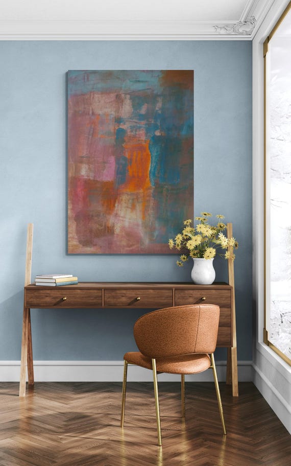Printable Abstract Art Painting: Modern Wall Decor (Digital Download)