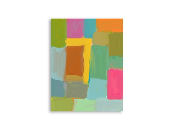 Printable abstract wall art, decorative printable abstract art print, printable abstract painting