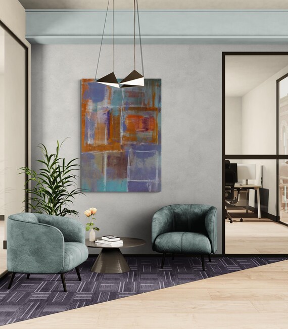 Printable Abstract Art Painting: Modern Wall Decor (Digital Download)