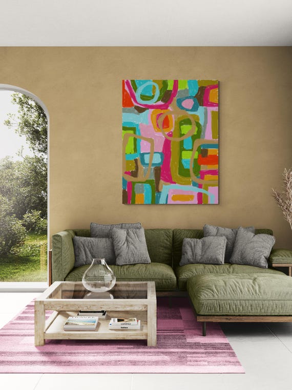 Printable Abstract Art Print: Modern Wall Decor (Digital Download)