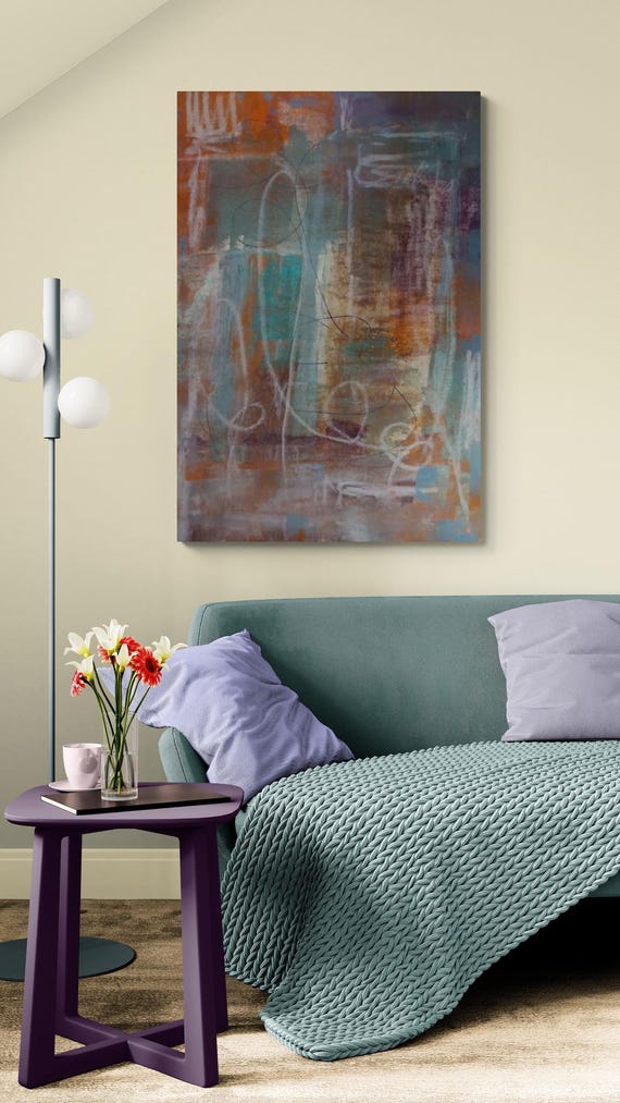 Printable Abstract Art Painting: Modern Wall Decor (Digital Download)