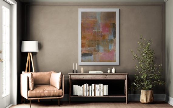 Printable Abstract Art Painting: Modern Wall Decor (Digital Download)