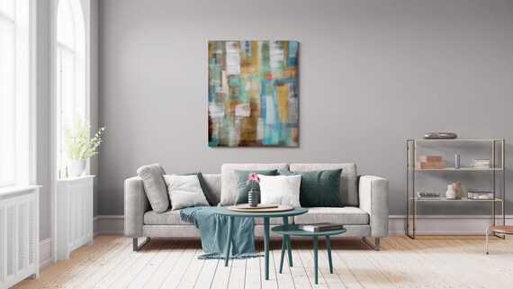 Abstract Art Print: Modern Decorative Painting (Digital Download)