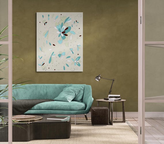 Printable Floral Wall Art: Decorative Flower Illustration (Digital Download)