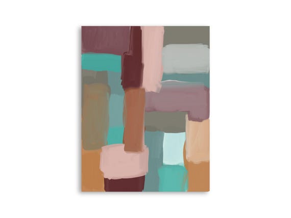 Printable abstract wall art, decorative printable abstract art print, printable abstract painting