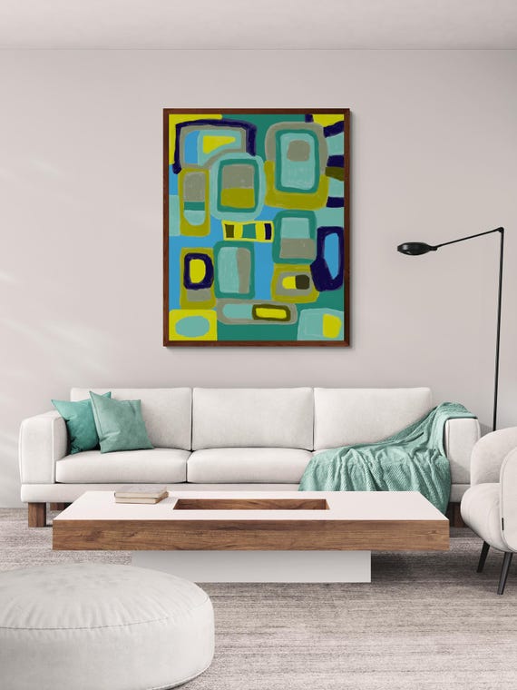 Printable Abstract Wall Art: Modern Home Decor (Digital Download)