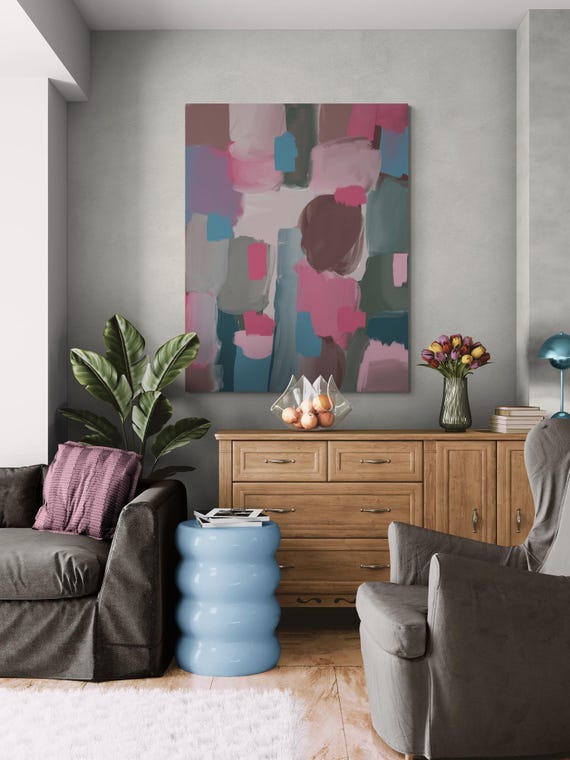 Printable Abstract Art Print: Modern Wall Decor (Digital Download)