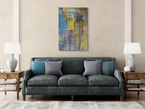 Printable Abstract Art Painting: Modern Wall Decor (Digital Download)