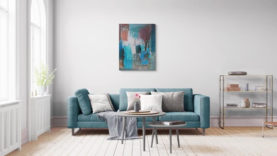 Abstract Art Print: Modern Decorative Painting (Digital Download)