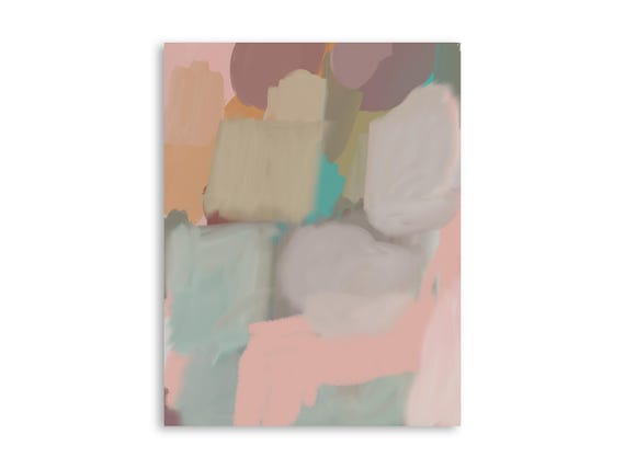 Printable abstract wall art, decorative printable abstract art print, printable abstract painting