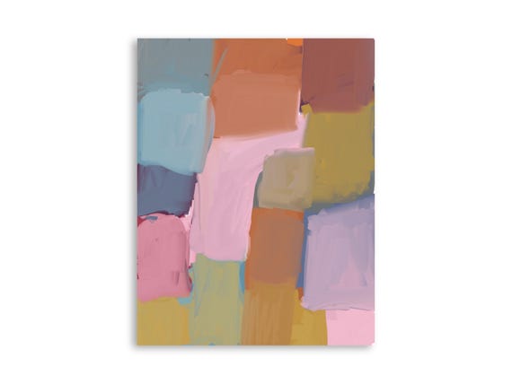 Printable abstract wall art, decorative printable abstract art print, printable abstract painting