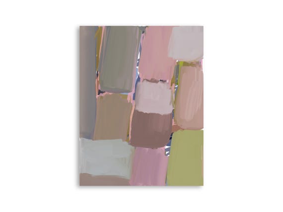 Printable abstract wall art, decorative printable abstract art print, printable abstract painting