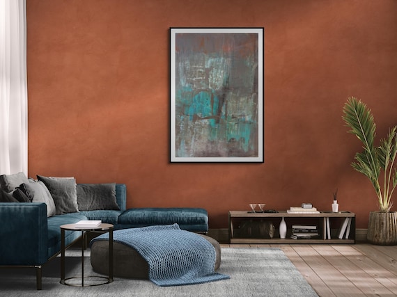 Printable Abstract Art Painting: Modern Wall Decor (Digital Download)