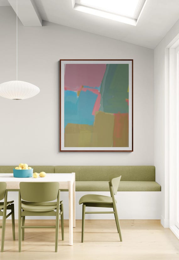 Printable Abstract Art Print: Modern Wall Decor (Digital Download