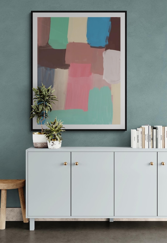 Printable Abstract Art Print: Modern Wall Decor (Digital Download
