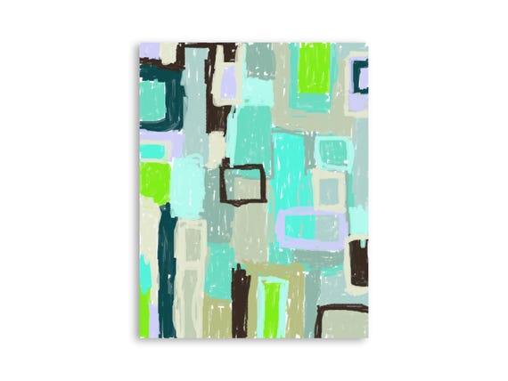 Printable abstract wall art, decorative printable abstract art print
