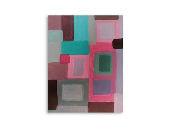 Printable abstract wall art, decorative printable abstract art print, printable abstract painting