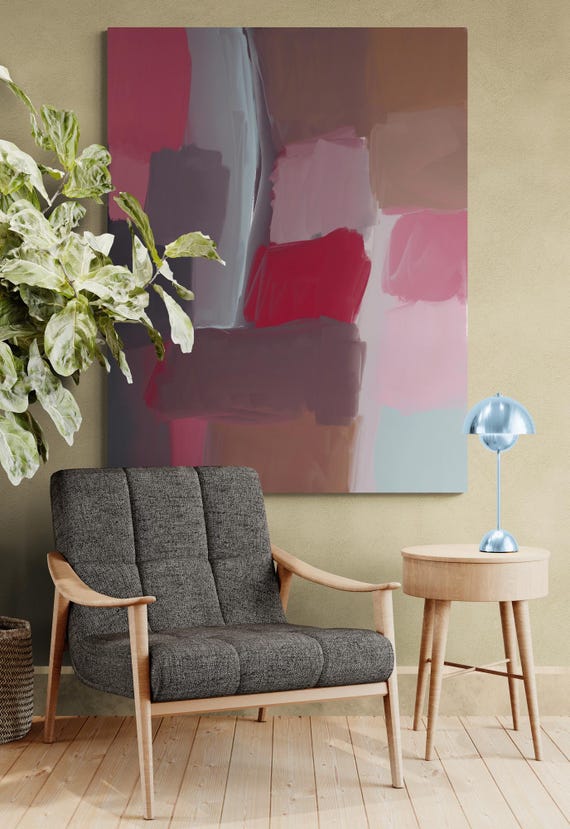 Printable Abstract Art Print: Modern Wall Decor (Digital Download