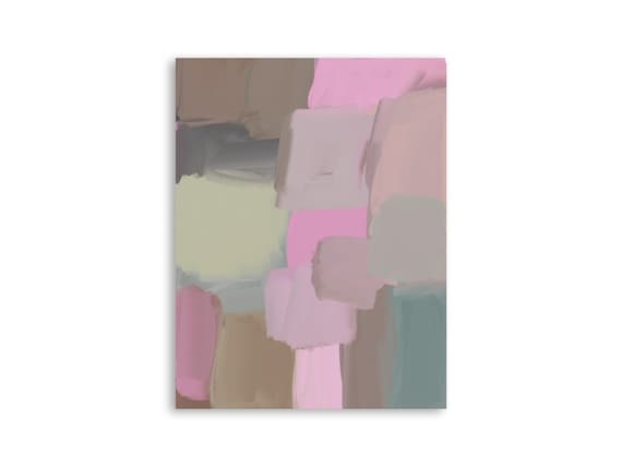 Printable abstract wall art, decorative printable abstract art print, printable abstract painting