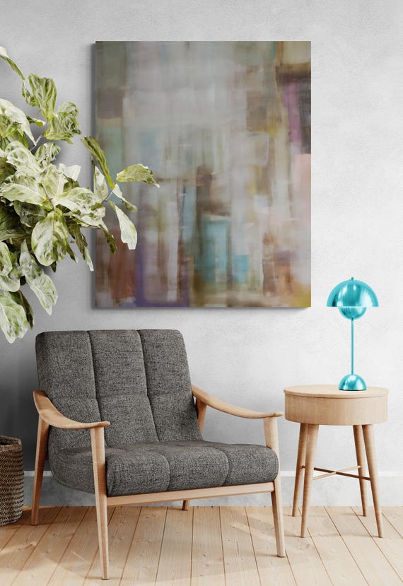 Abstract Art Print: Modern Decorative Painting (Digital Download)