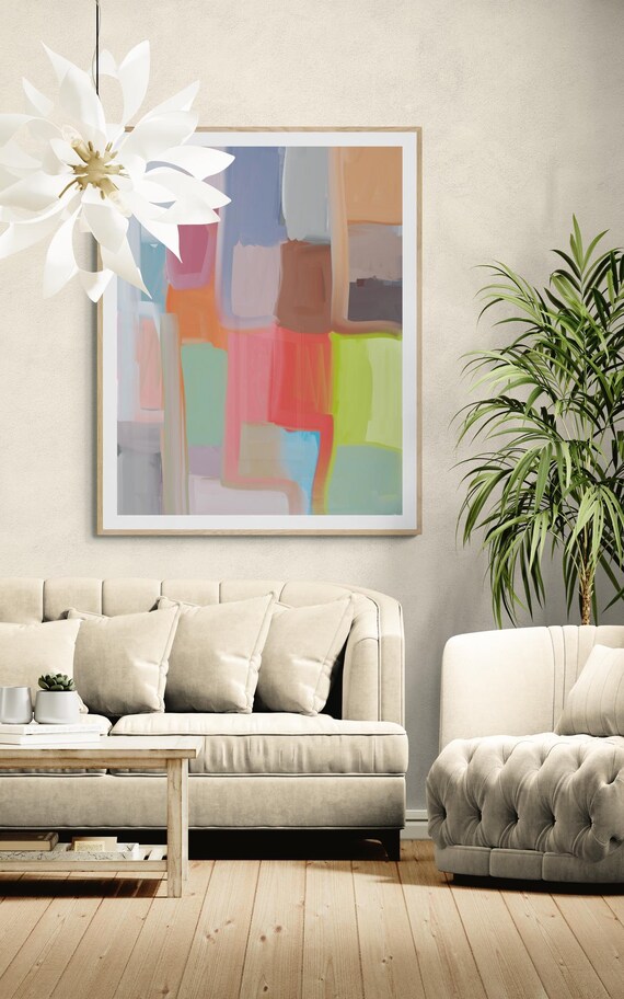 Printable Abstract Art Print: Modern Wall Decor (Digital Download)