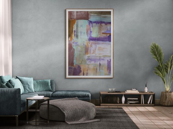 Printable Abstract Art Painting: Modern Wall Decor (Digital Download)