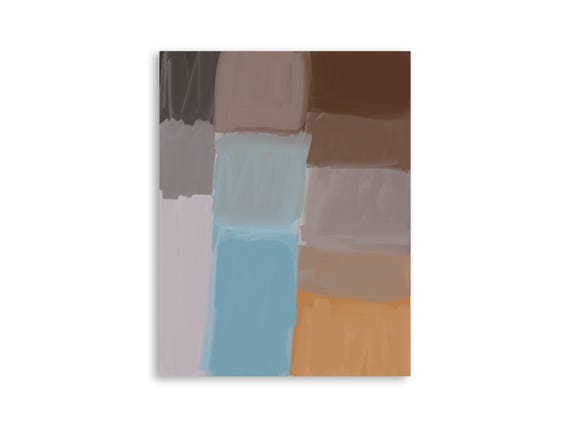Printable abstract wall art, decorative printable abstract art print, printable abstract painting