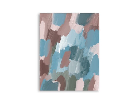 Printable abstract wall art, decorative printable abstract art print, printable abstract painting