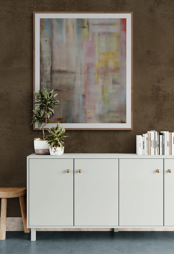 Abstract Art Print: Modern Decorative Painting (Digital Download)