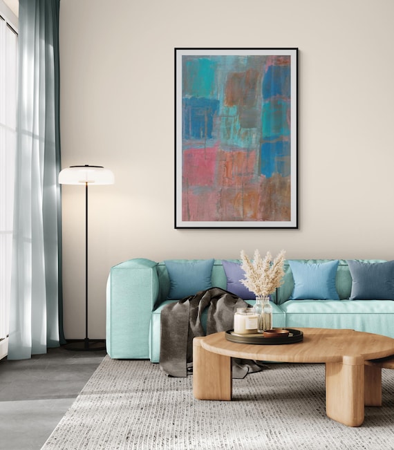 Printable Abstract Art Painting: Modern Wall Decor (Digital Download)