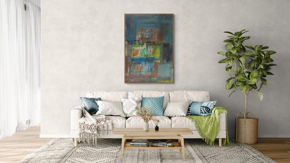 Printable Abstract Art Painting: Modern Wall Decor (Digital Download)