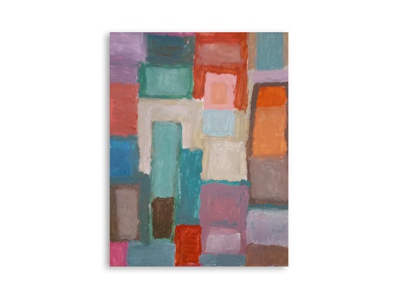 Printable abstract wall art, decorative printable abstract art print, printable abstract painting