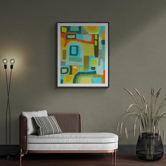 Printable Abstract Art: Modern Wall Decor (Digital Download)