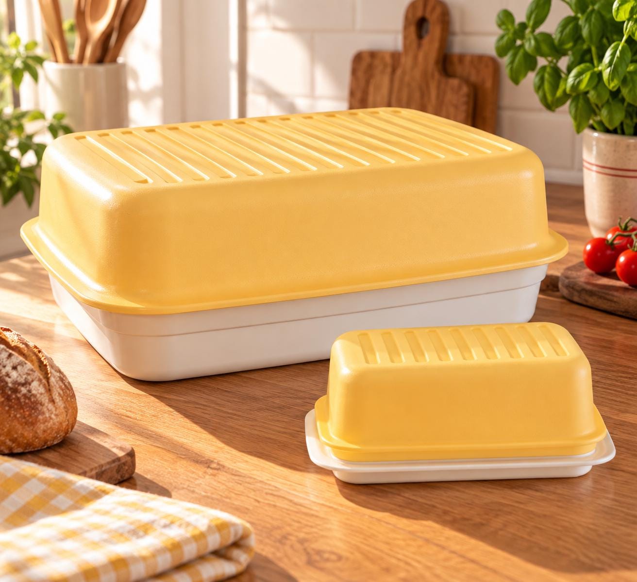 Retro Tupperware Butter Dish