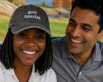 Gorra de golf vintage de algodón bordada para papá, regalo divertido para amantes del golf.