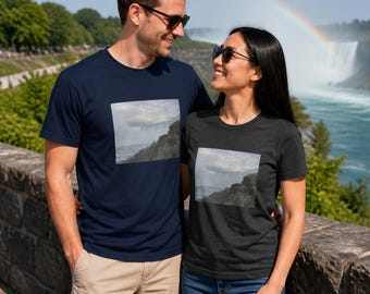 Camiseta de las Cataratas del Niágara, Camiseta de fotografía de cascadas, Camiseta de Ontario, Canadá, Camiseta gráfica de fotografía de naturaleza, Camiseta de fotografía de viajes