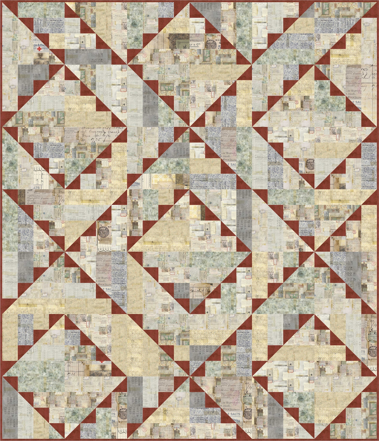 Driftwood Quilt Pattern Etsy