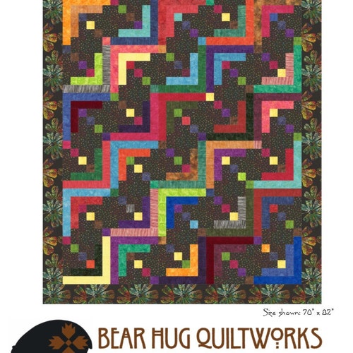 Washboard Road Paper Quilt Pattern Etsy Canada