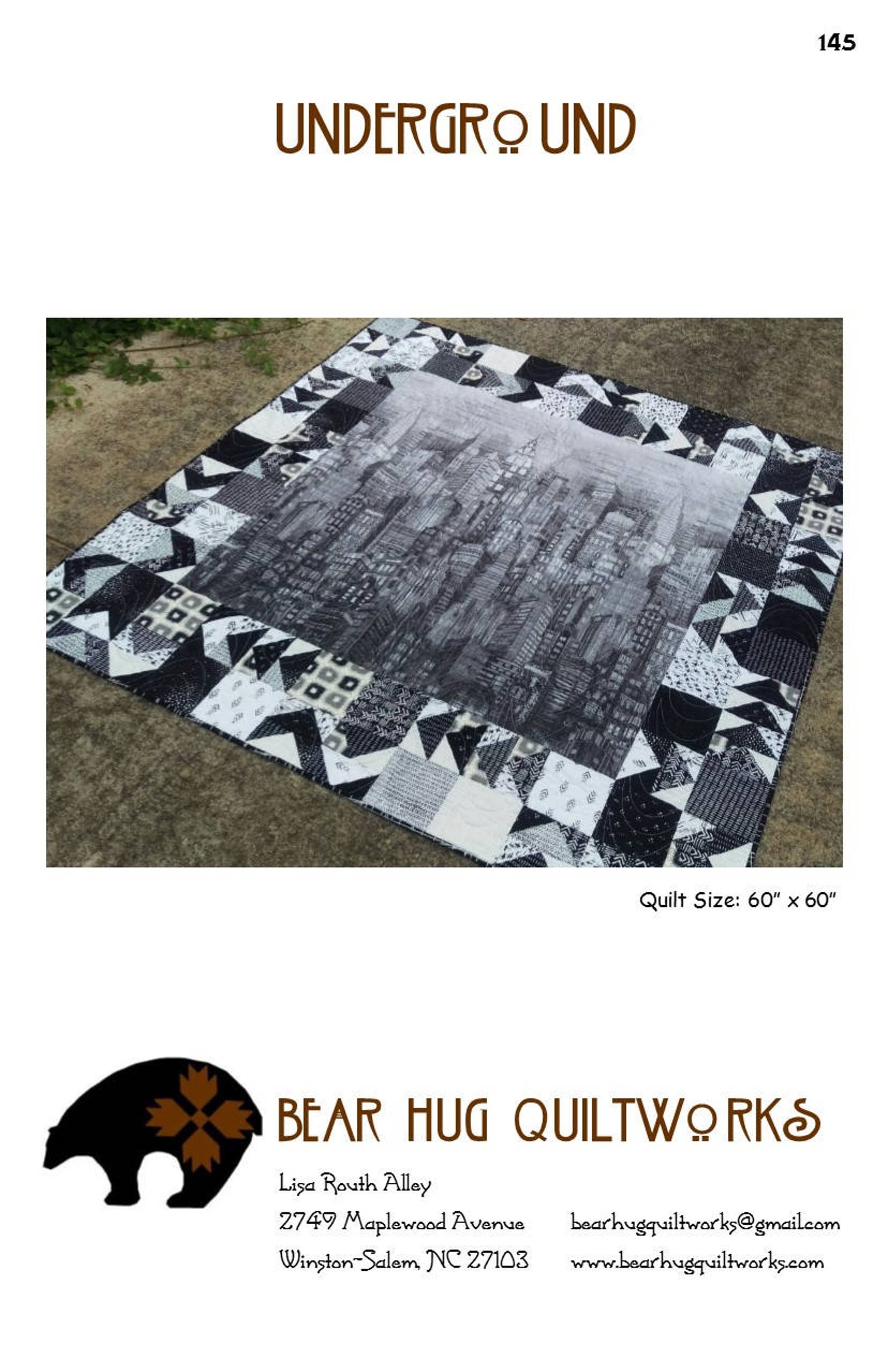 Underground Quilt Pattern Etsy